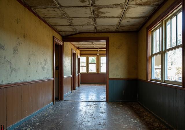 Before rebuild of Downtown Santa Barbara Water Damage